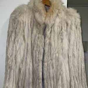 Fox fur coat